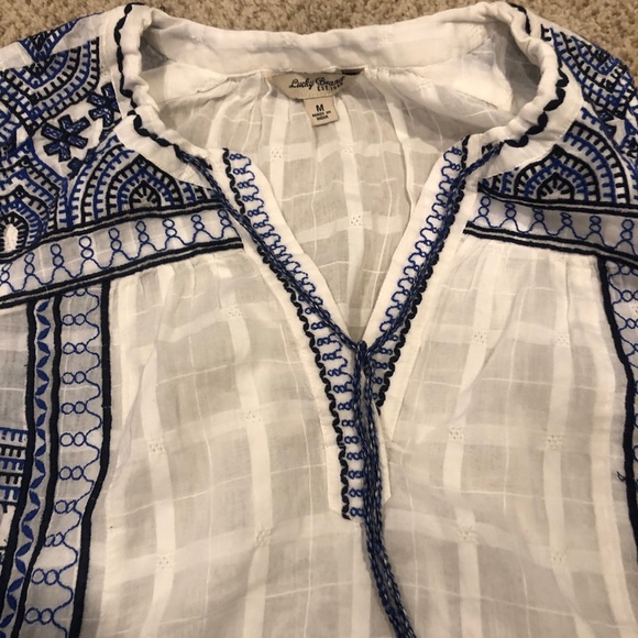 Lucky Brand Boho Top - Picture 2 of 4